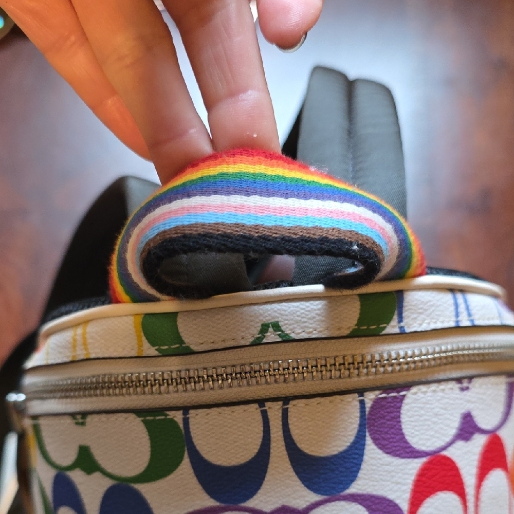 Coach Colorful Signature Backpack - Picture 4 of 16
